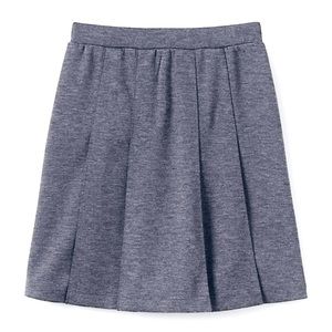 Land’s End Pleated Grey Skirt